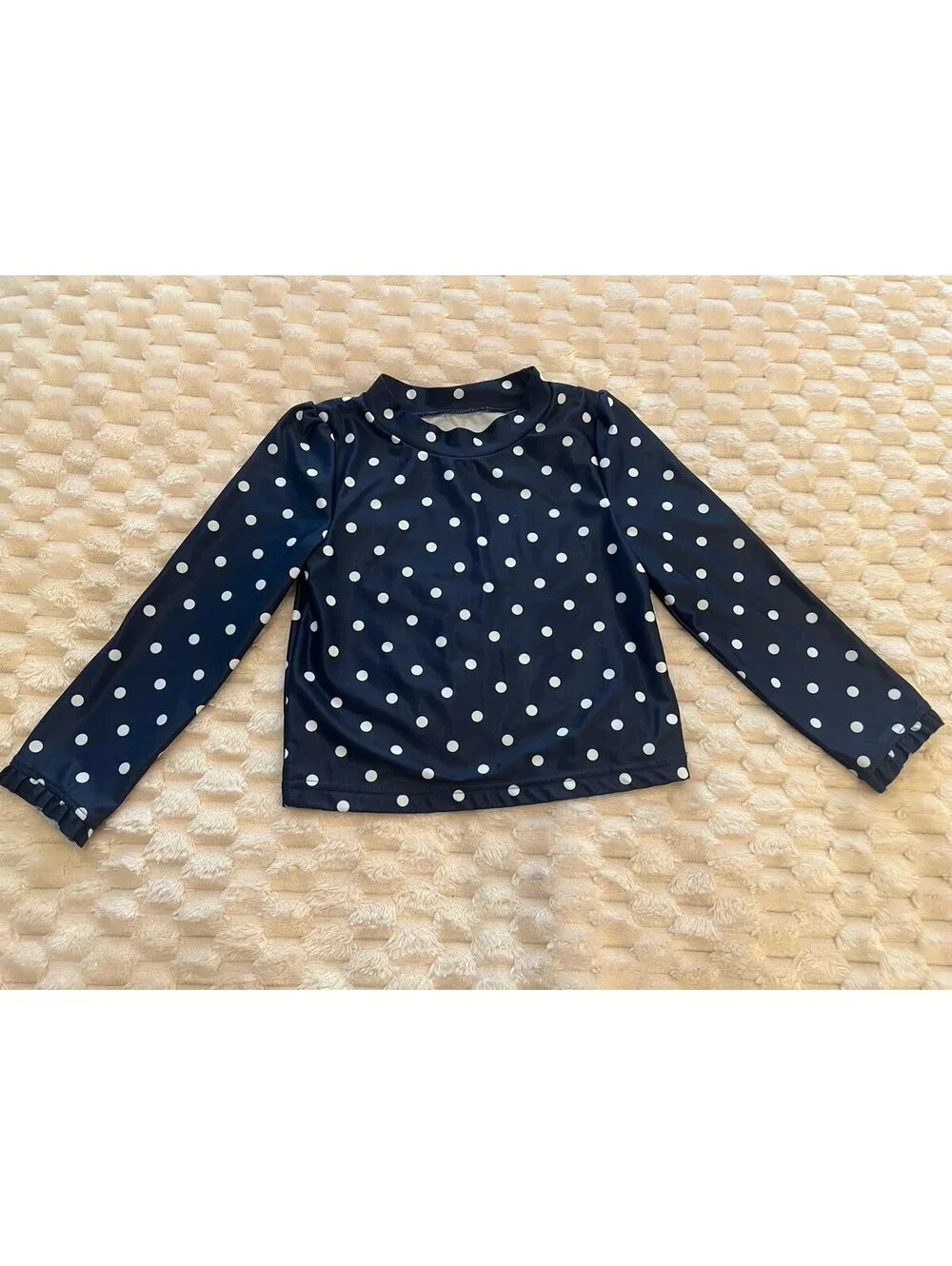 Carter’s Girls 2-pk Long Sleeve Rash Guards, Ruffle sleeves (sz 4T)